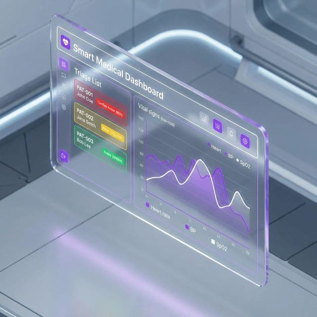 Smart Clinical Dashboard Interface